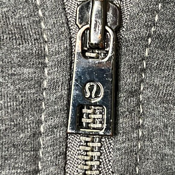 Lululemon Live Simply Jacket Gray Jacquard With Hood Size 6 - Picture 7 of 7
